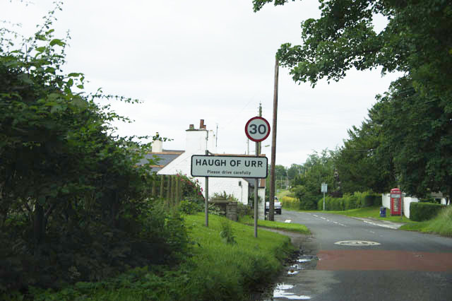 Haugh or Urr - Village Sign